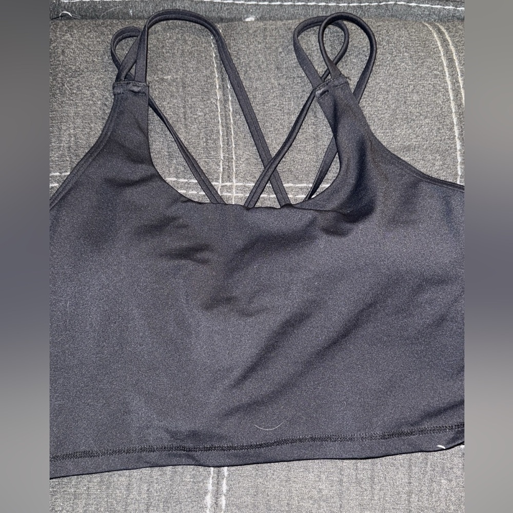 Maurices Black Cross-Back Sports Bra